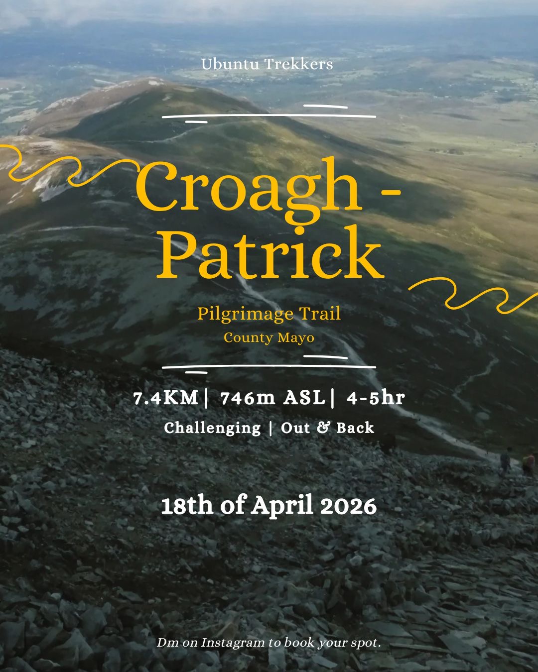 Croagh Patrick Hike- Ubuntu Trekkers